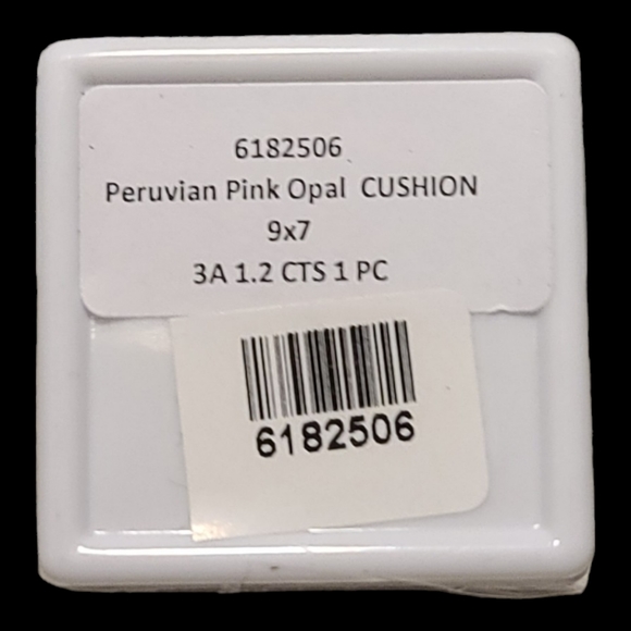 NEW AAA Peruvian Pink Opal Cushion Loose Gemstone 1.2 Carats - Picture 7 of 7